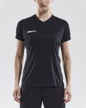 Craft Sport-Shirt (Trikot) Squad Solid - lockere Schnitt, schnelltrocknend - schwarz Damen